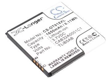 Tcl S600 S500 D662 A986 A980 Battery CAB1500007C1 CAB32A0001C1 - 1