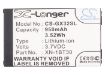 Battery for Sharp XERA GZ200 TM-150 GX-T300 GX-T29 GX-T25 GX-T17 - 5