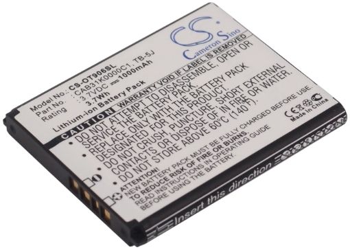 Tcl A906 Battery BY74 CAB31K0000C1 Replacement - 1
