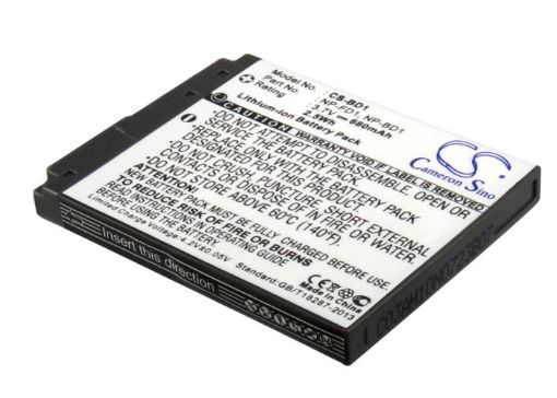Battery for Sony Cyber-shot DSC-T300/B WX1 TX1S TX1P NP-BD1 FD1 - 1