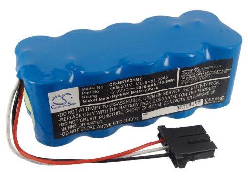 Battery for Nihon Kohden TEE-7731C TEC-9328 TEC-8352 (MD-BY01 NKB-301V) - 1