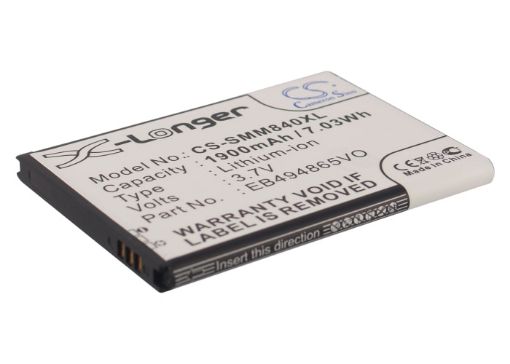 Samsung SPH-M840 Galaxy Ring Prevail II Battery EB494865VO - 1