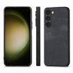 Samsung Galaxy S20 Vintage Leather PC Back Cover Phone Case - Black - 2