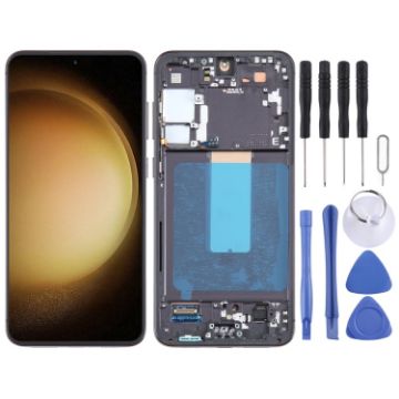Samsung Galaxy S23+ SM-S916B LCD Screen Digitizer Assembly with Frame - 1