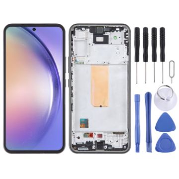 Samsung Galaxy A54 SM-A546B LCD Screen Digitizer Assembly with Frame - 1
