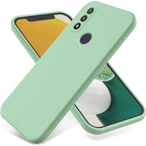 Motorola G Pure Green Silicone Shockproof Phone Case - 1