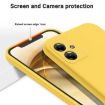 Yellow Silicone Shockproof Phone Case for Motorola Moto G54 5G - 3
