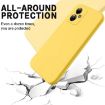 Yellow Silicone Shockproof Phone Case for Motorola Moto G54 5G - 4