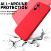 Red Silicone Shockproof Phone Case for Motorola Moto G14 - 5