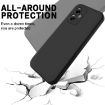 Motorola Moto G14 Liquid Silicone Shockproof Phone Case - Black - 5