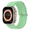 Ocean Silicone Watch Band for Apple Watch 44mm - Light Green - 1