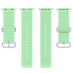 Ocean Silicone Watch Band for Apple Watch 44mm - Light Green - 2