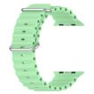 Ocean Silicone Watch Band for Apple Watch 44mm - Light Green - 3