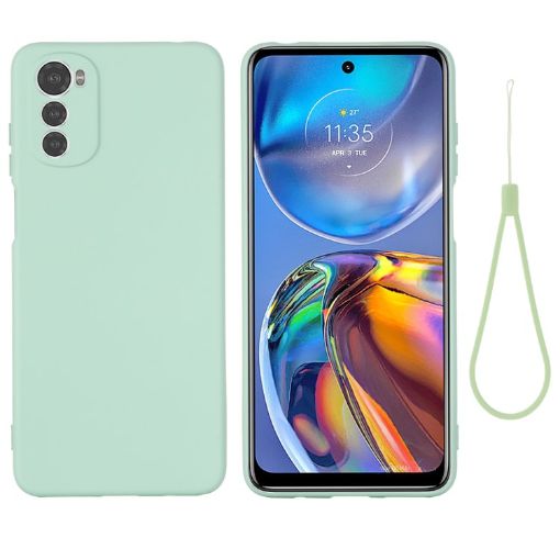 Motorola Moto E32 4G Green Silicone Shockproof Phone Case - 1