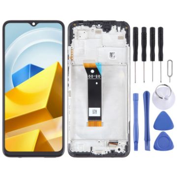 OEM LCD Screen For Xiaomi Poco M5 - Full Assembly with Frame - 1