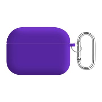 Picture of For AirPods Pro PC Lining Silicone Bluetooth Earphone Protective Case (Dark Purple)