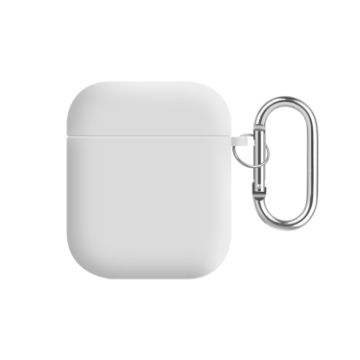 Picture of For AirPods 2 / 1 PC Lining Silicone Bluetooth Earphone Protective Case (White)
