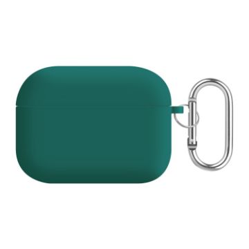 Picture of For AirPods 3 PC Lining Silicone Bluetooth Earphone Protective Case (Dark Green)