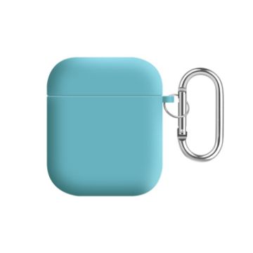 Picture of For AirPods 2 / 1 PC Lining Silicone Bluetooth Earphone Protective Case (Ice Blue)