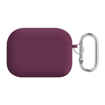 Picture of For AirPods 3 PC Lining Silicone Bluetooth Earphone Protective Case (Rose Purple Red)