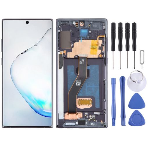 Samsung Galaxy Note10+ SM-N975 OLED LCD Screen Digitizer Assembly with Frame - 1