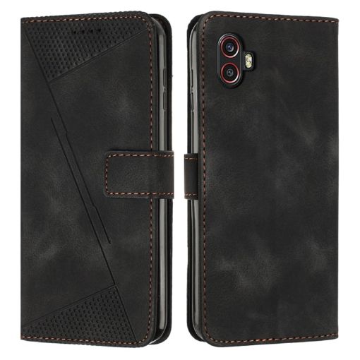 Samsung Galaxy Xcover 6 Pro Leather Phone Case with Lanyard - 1