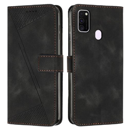 Samsung Galaxy M30s / M21 Leather Phone Case - Black - 1
