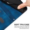Samsung Galaxy Xcover 6 Pro Leather Phone Case with Lanyard - Blue - 6