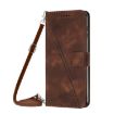 Samsung Galaxy M31 Leather Phone Case with Lanyard - Brown - 2