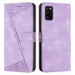 Samsung Galaxy A41 Dream Triangle Leather Phone Case - Purple - 1
