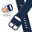 Apple Watch Series 6 44mm Silicone Watch Band - Abyss Blue - 3