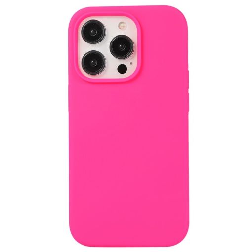 iPhone 15 Pro Max Liquid Silicone Case - Brilliant Pink - 1