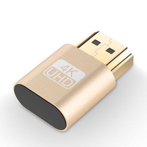 VGA Virtual Display Adapter HDMI 1.4 Dummy Plug Headless Display Emulator - 1
