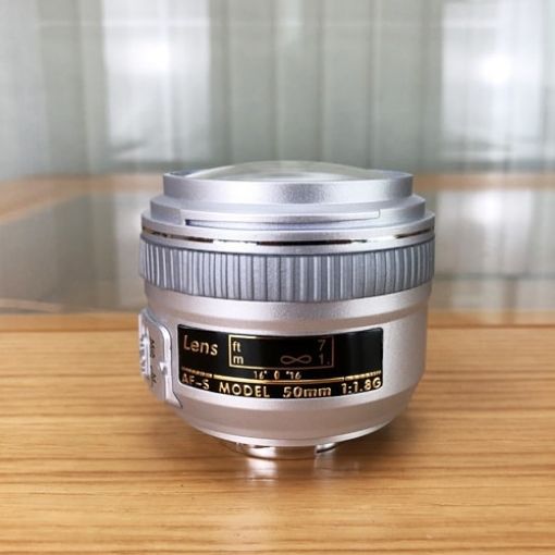 DF DSLR Camera Non-Working Fake Dummy Lens Model - Silver - 1