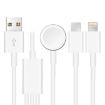 3-in-1 USB Magnetic Charging Cable for Apple Watch Series & iPhone - 1