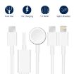 3-in-1 Type-C Magnetic Charging Cable for Apple Watch Series & iPhone - 2