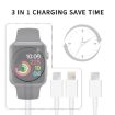 3-in-1 Type-C Magnetic Charging Cable for Apple Watch Series & iPhone - 4