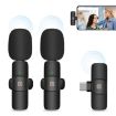 PULUZ Wireless Lavalier Microphones for Type-C Phone - Black - 1