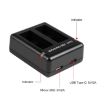 PULUZ USB Dual Batteries Charger for GoPro HERO12 Black /11 Black /10 Black /9 Black - 4