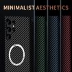 Samsung Galaxy S23 Ultra 5G Carbon Fiber MagSafe Phone Case (Black Red) - 4