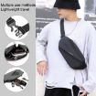 HAOSHUAI 1100-20 Men Waist Bag Dark Blue - 2
