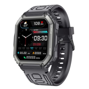 KR06 Waterproof Pedometer Sport Smart Watch, Heart Rate & Blood Pressure Monitoring - 1