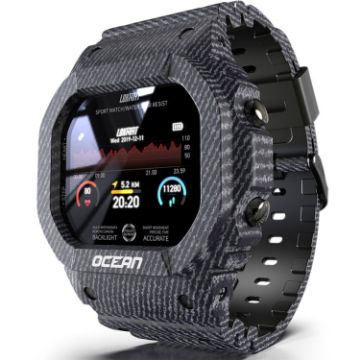 Lokmat OCEAN 1.14" Smart Watch - Denim Blue - 1