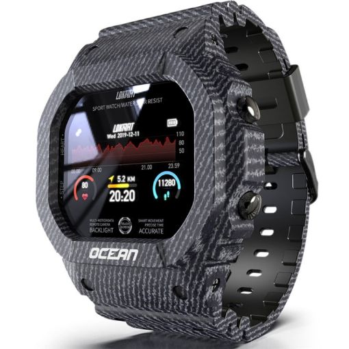 Lokmat OCEAN 1.14" Smart Watch - Denim Blue - 1