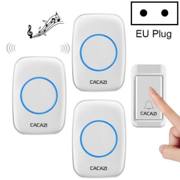CACAZI A10G Wireless Home Cordless Bell EU Plug White - 1