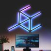 JSK-P22 Smart RGB Mosaic Light Rhythm Light - UK Plug (White) - 2