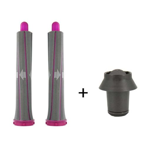 Long Barrels + Adapter for Dyson Hair Dryer - Curling Iron Accessories - 1