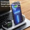 3 in 1 Wireless Charger for iPhone, iWatch, AirPods - Black - 4