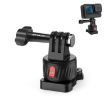 PULUZ Action Camera Quick Release Magnetic Base Adapter - Black - 1