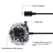 PULUZ 1.5m USB-C Lavalier Condenser Microphone - 3
